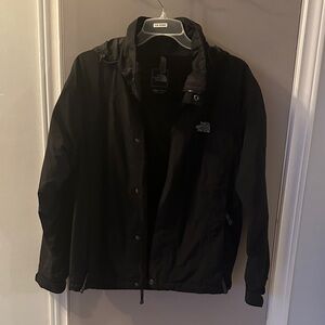 The North Face Men's Black Raincoat with lining
